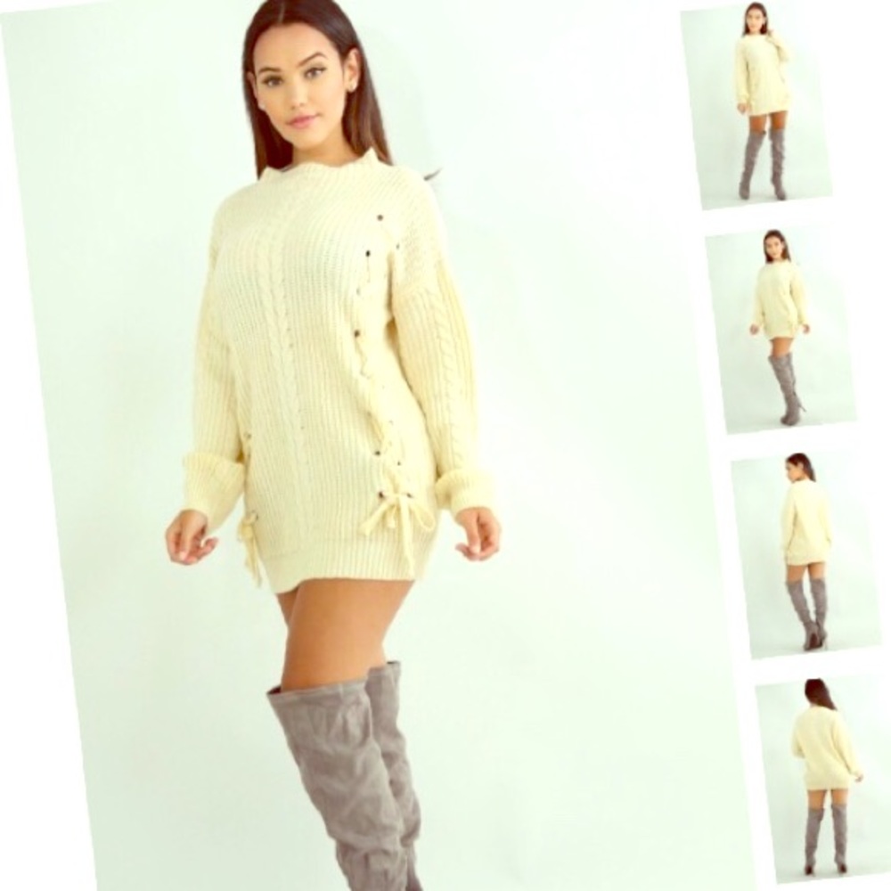 Ivory Braided Sweater